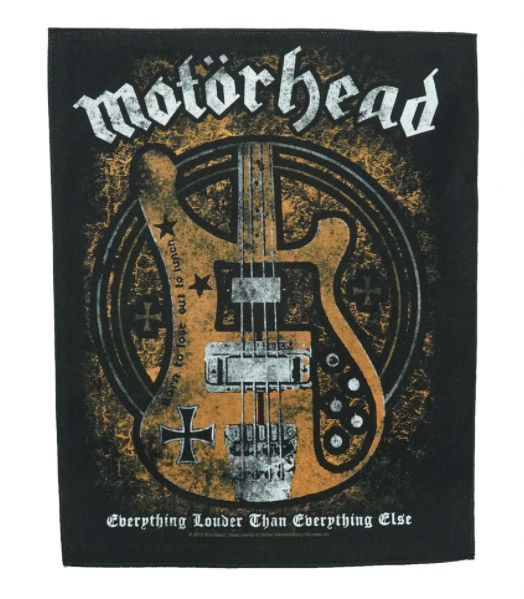 摩托头 (MOTORHEAD) 官方原版 Guitar 2021 (Back Patch)